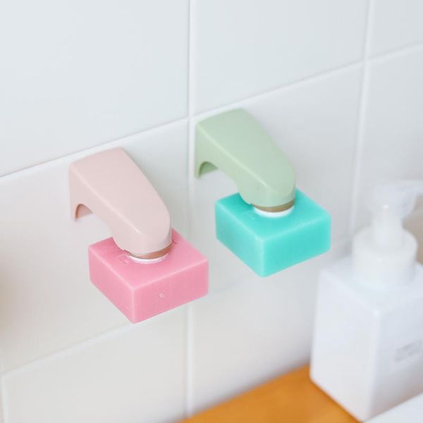 

magnetic soap holder prevent rust dispenser adhesion wall attachment dishes 6.5