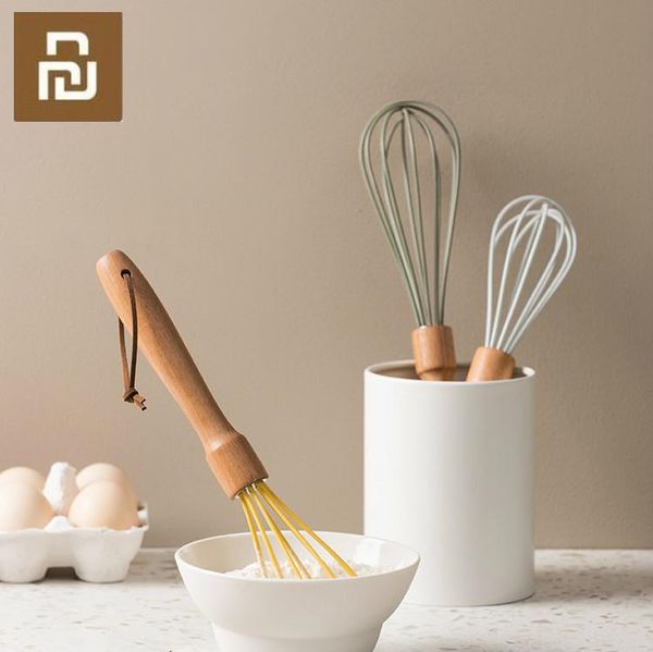 

smart home control wuming manual household whisk silicone stainless steel egg beater cream cake baking mixer butter blender kitchen gadget