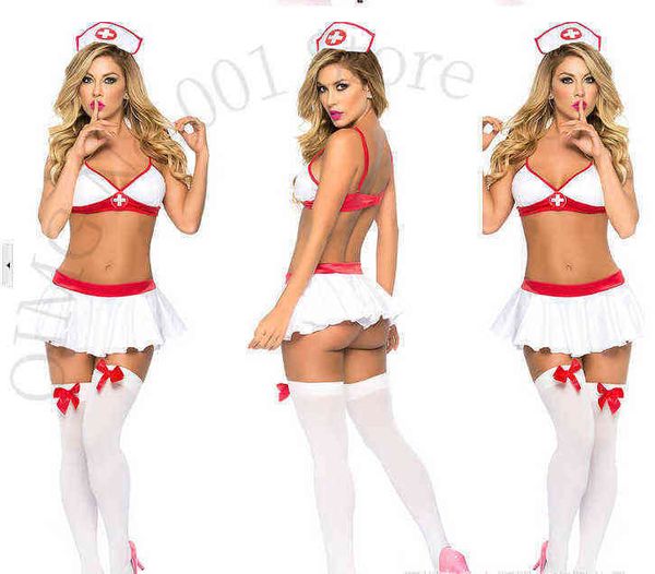

nxy set oimg lingerie ladies erotic dress cosplay uniform underwear xl nurse costume 1210, Red;black