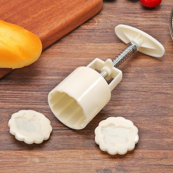

baking moulds moon cake mould hand pressure flower decoration security non-toxic easy to clean invariant diy accessories set
