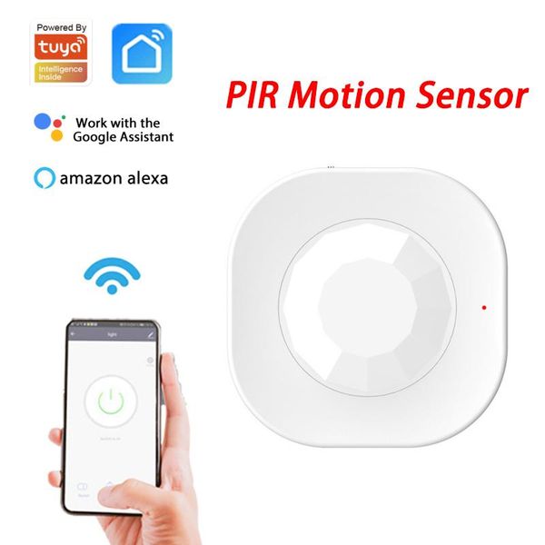 

smart home control tuya wifi pir motion sensor infrared passive detector alarm app life work with alexa google