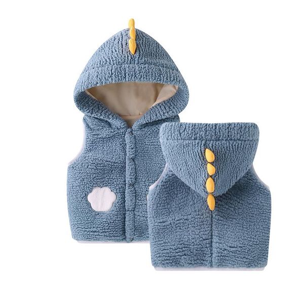 

waistcoat kids vest polyester hooded coat sleeveless girl clothes cartoon outwear boy autumn winter solid boys clothing, Camo