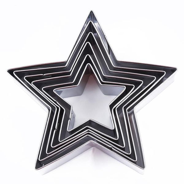 

pcs/set 3d cookie mold star stainless steel biscuit cutter tools diy baking pastry modelling moulds