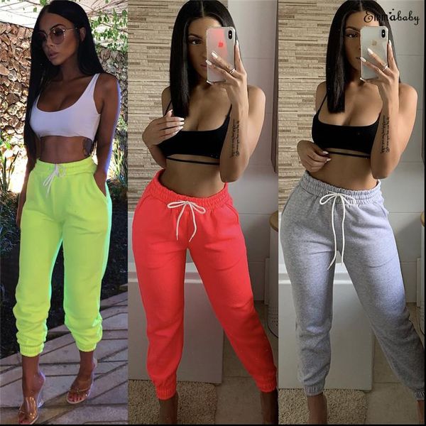 

women capri gym jogging sweat pants womens joggers tracksuit bottoms trousers slacks jogger drawstring elastic waist, Black;white