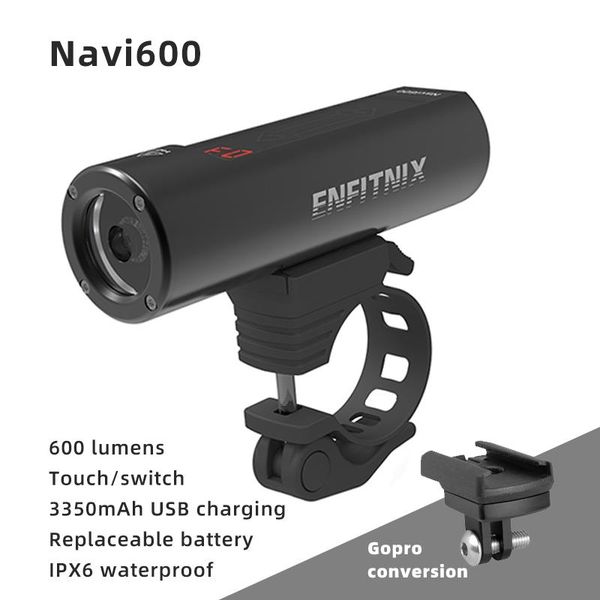 

bike lights 2021 light smart headlights enfitnix navi600 usb rechargeable road mountain for bicycle accessories