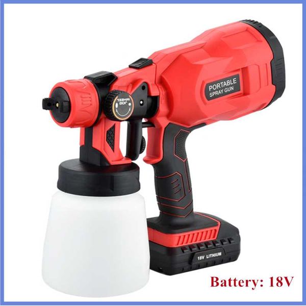 

professional spray guns large capacity electric gun portable 18v battery tools for home garden sterilization paint sprayer airbrush
