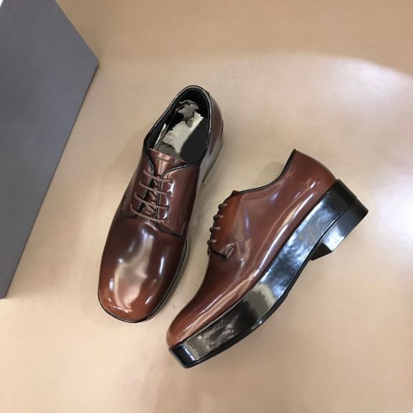 

leather men's shoes designer classic retro luxury casual brand lace-up outdoor wedding party men's shoes size 38-45, Red;white