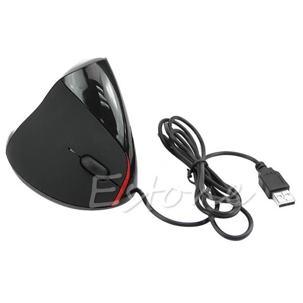 

vertical optical usb mouse ergonomic design wrist healing for computer pc lapmice