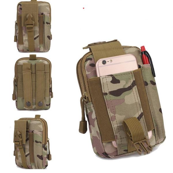 

tactical outdoor camouflage pockets men bags oxford riding camping package