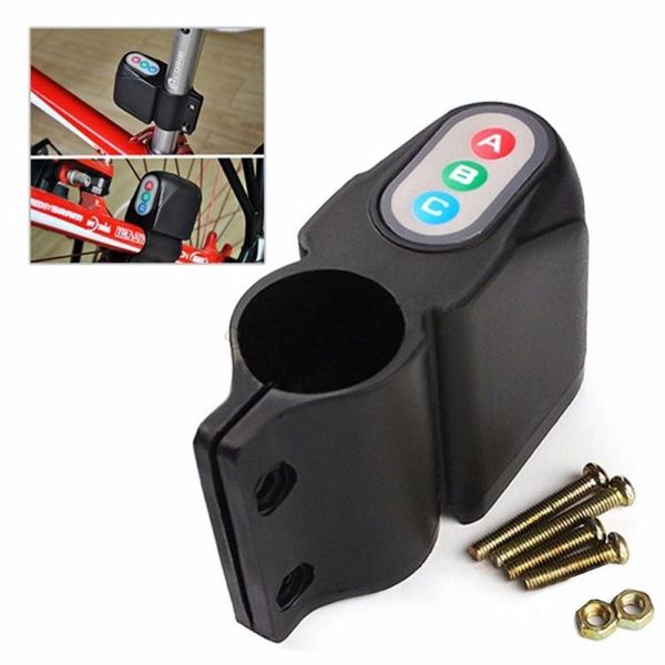 

bike locks alarm lock anti-theft sound loud electronic security mtb bicycle steal accessories