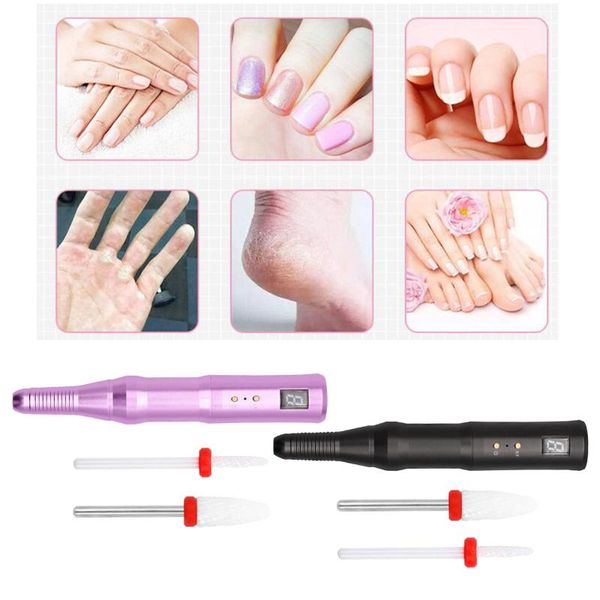 

nail drill & accessories electric files kit usb pen manicure grinding tool adjustable
