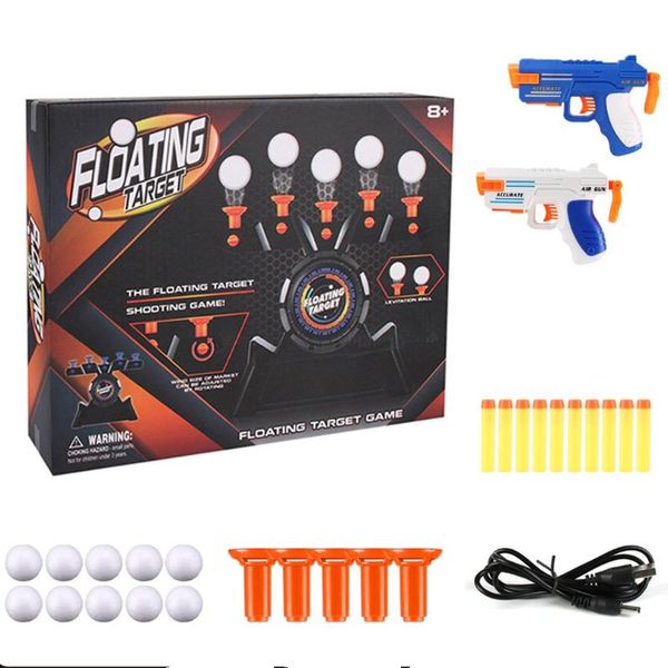 

game controllers & joysticks 1 set air target shooting neutral plastic luminous suspension flying ball toy
