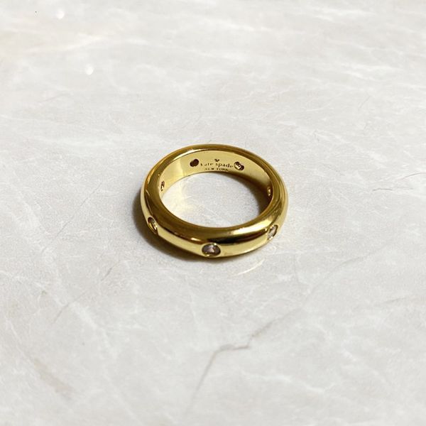 

ks fashion polished face temperament gold plated ring lovers gift souvenir, Silver