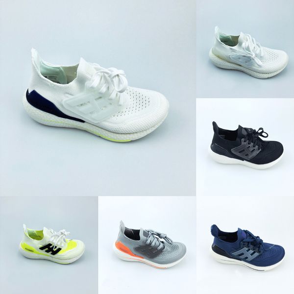 

2021 ultraboost 7.0 21 td children running shoes breathe boys girls youth kid s sneaker, Black