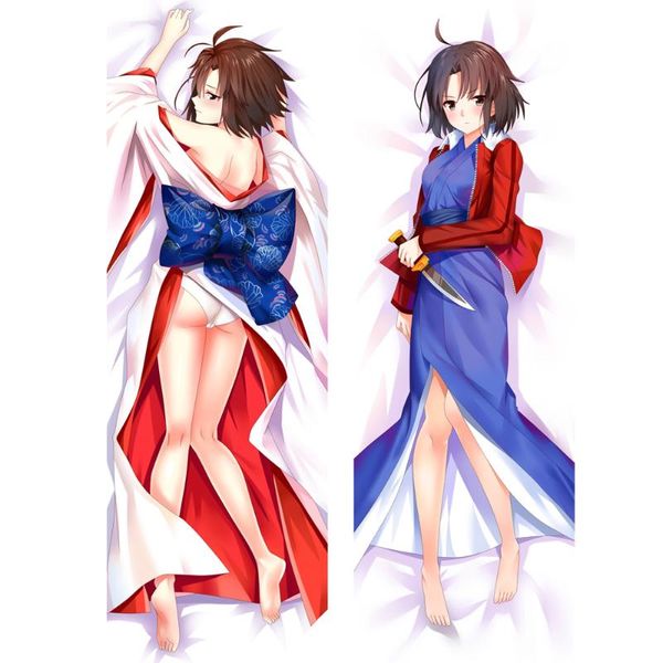 Kissenbezug Anime Kara No Kyoukai Ryougi Shiki Dakimakura Hugging Body DIY Custom Cover Home Bettwäsche