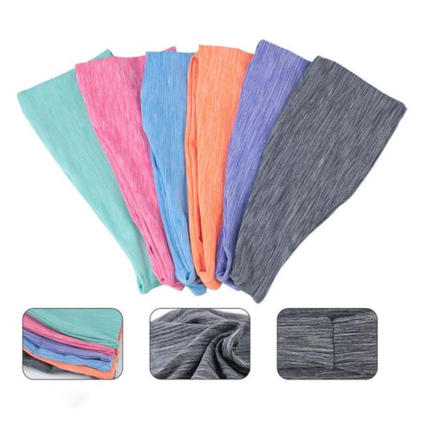 

sports safety women yoga hair bands head sweat absorbent cycling sport headband sweatband, Yellow;black