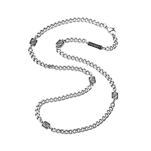 

chains 2021 classic simple creative personality wild fashion retro necklace cuban couple hip hop trend punk street gift jewelry, Silver
