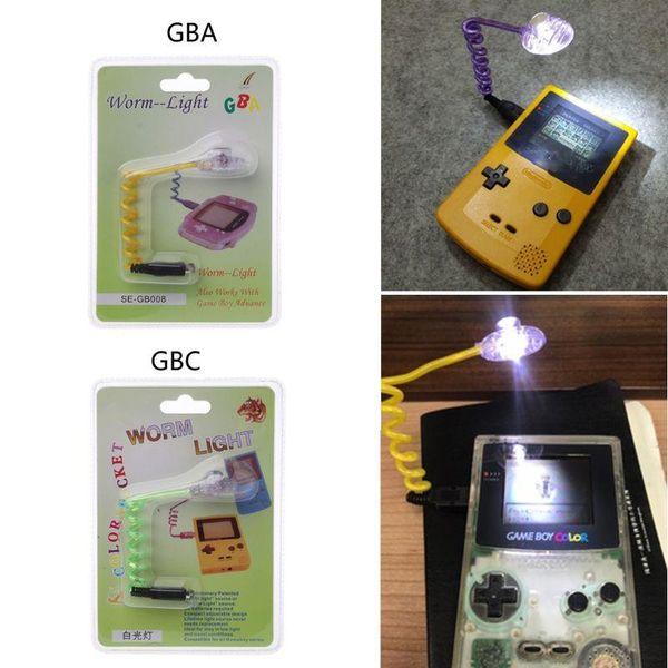 

book lights flexible for gba gbc worm light gb boy led game console wormlight lamp