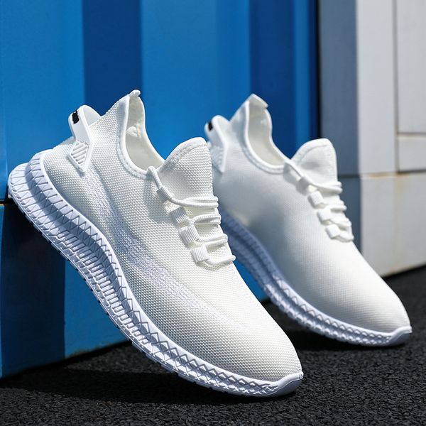 

spring and autumn mens shoes breathable mesh casual shoes mens breathable sports running shoes coconut