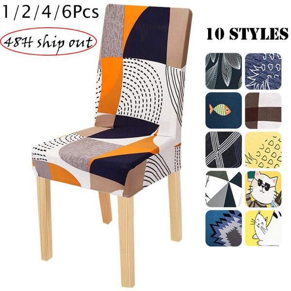 

chair covers 1/2/4/6pcs spandex kitchen cover slipcover removable anti-dirty seat for banquet wedding dinner restaurant