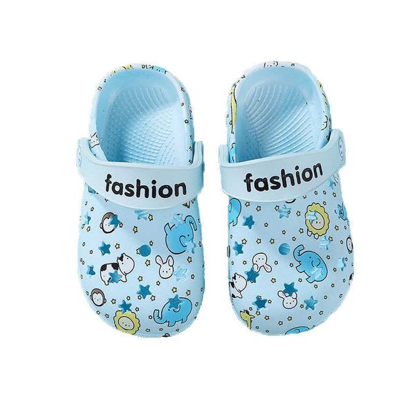 Cute Cartoon Baby Kids Sandali Pantofole per ragazze Ragazzi Antiscivolo Suola morbida Bambini Toddler Beach Garden Summer Slides Shoes 210713