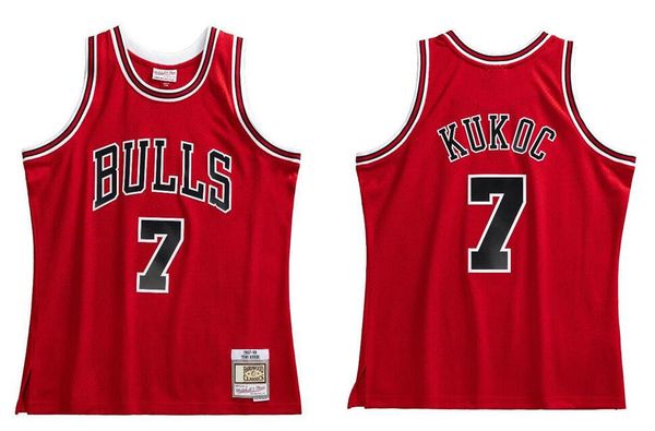 

stitched toni kukoc jersey s-6xl mitchell & ness 1997-98 mesh hardwoods classics retro basketball jerseys men women youth, Black;red