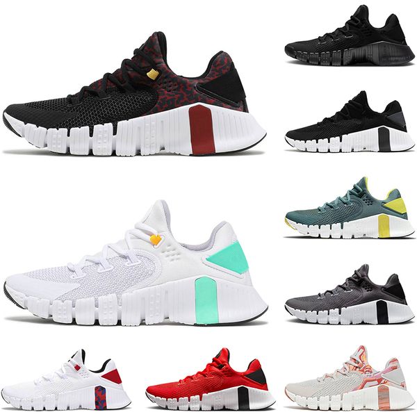 

authentic 2021 metcon 4 running shoes triple black white off veterans day huarache iron grey desert sand green jogging sports trainers sneak