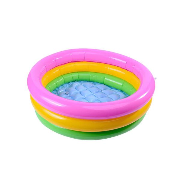

pool & accessories 90/60cm diameter baby bath tub colorful inflatable size indoor swimming cute sand for game
