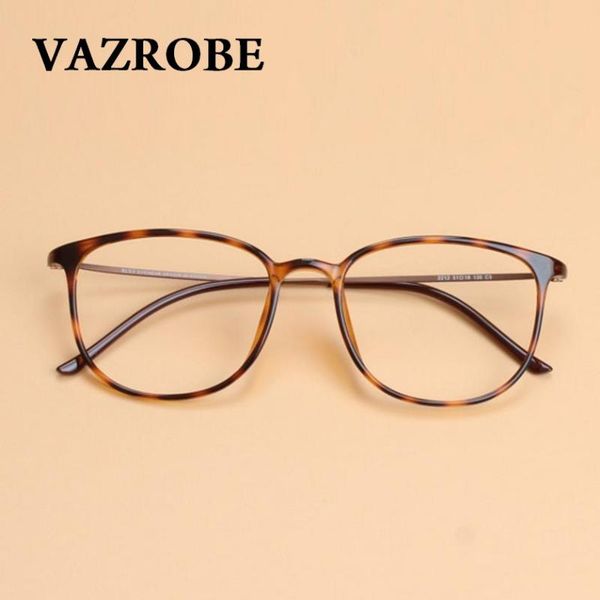 

fashion sunglasses frames vazrobe tungsten glasses frame men women ultra-light eyeglasses for spectacles prescription myopia eyewear case fr, Black