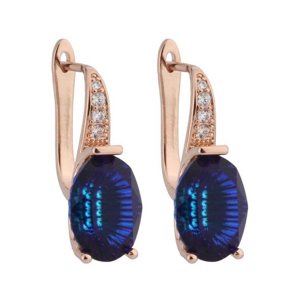 

dangle & chandelier trendy zircon women luxury earrings wedding fine engagement fashion jewelry 585 rose gold drop for women's, Silver