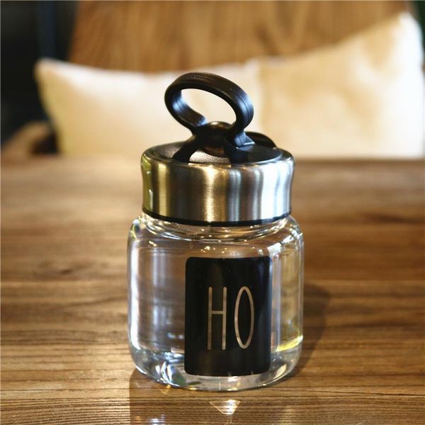 

water bottles brief glass bottle cute small fresh personality trend simple direct drinking with rope applicable eco-friendly hiking