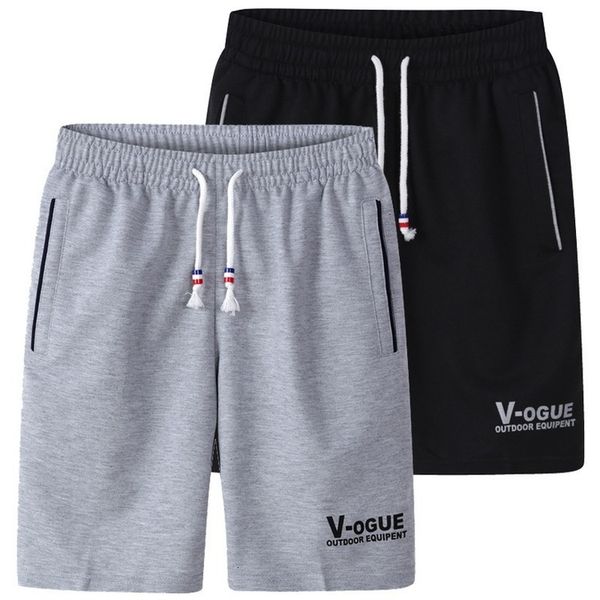 

men's shorts summer sports loose large size beach knitted casual pants thin section breathable five-point -6188 bbif, White;black