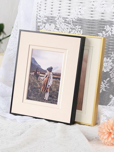 

frames aluminum alloy picture frame wall hanging with 6 "7" cardboard poster home decoration ornaments
