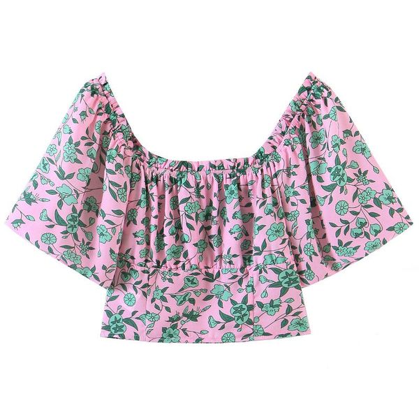 

spring printing women's shirts wholesale in europe and america tanks & camis, White