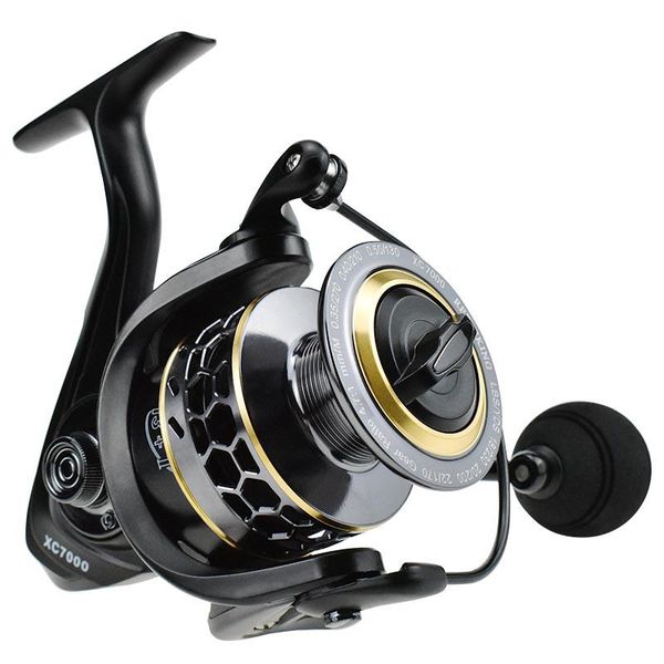 

baitcasting reels spinning reel fishing saltwater carp 13+1bb anti-seawater 1000-7000 series all metal spool sea boating jigging