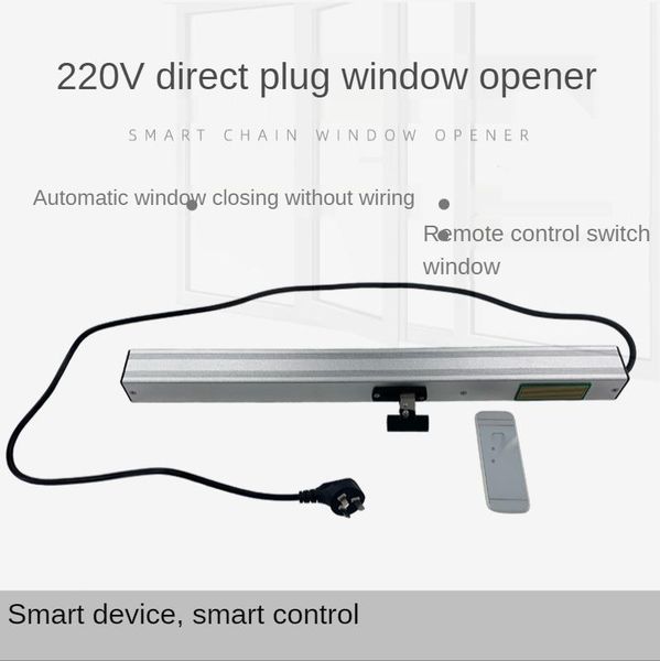 

fingerprint access control smart home basement 220vac only travel length 500mm 600mm automatic electric chain window opener shutter closer m