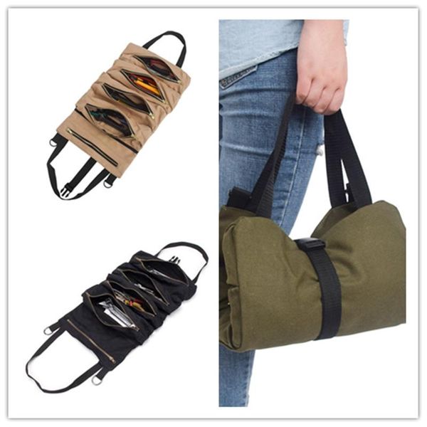 

storage bags faroot practical tool roll up bag wrench hanging zipper carrier tote organizer