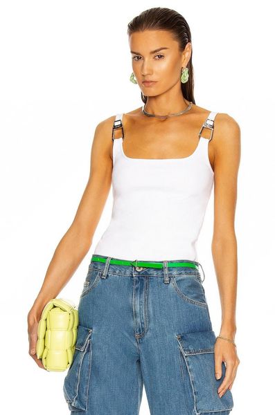 

women's tanks & camis fashion 2021 summer women buckle vest female tank tee 3 color ddxgz2 6.26, White