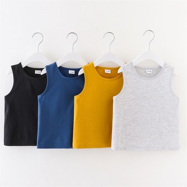 

summer baby / toddler solid comfy cotton camisole 210528, Blue