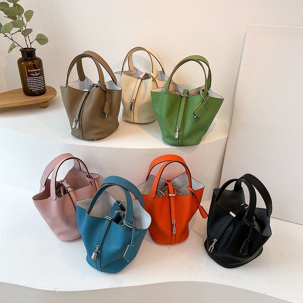 

vegetable basket bag simple leisure hand women's classic bucket bag outlets outlets