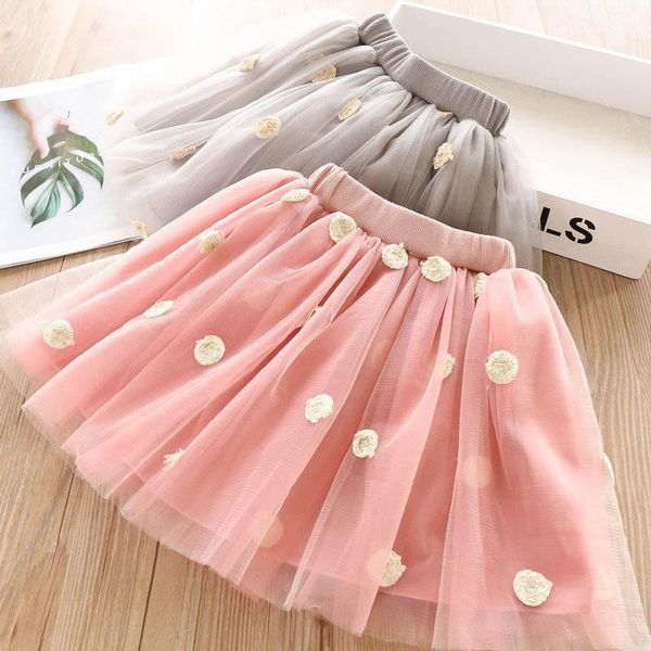 

skirts girls skirt embroidered polka dot baby wear children's clothing wholesale 2021 autumn and winter11, Blue