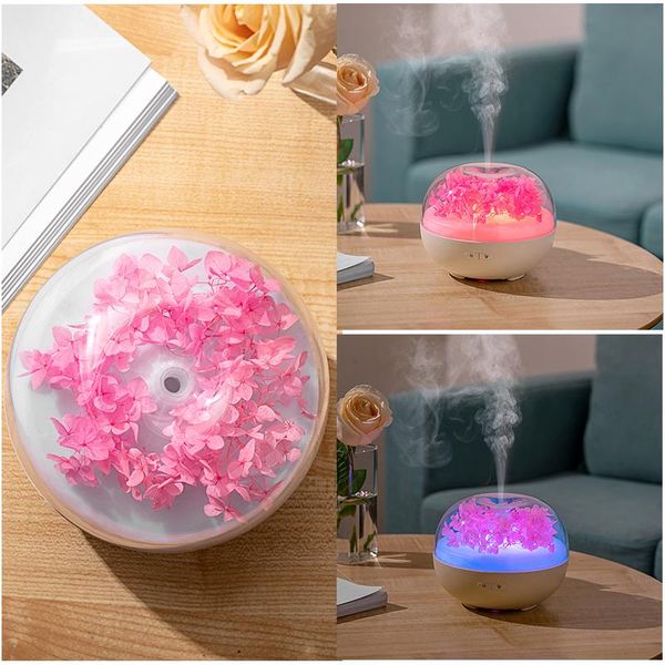 

humidifiers usb aromatherapy diffuser humidifier flower theme moisturizing for office desksprayer room fragrance humidificador