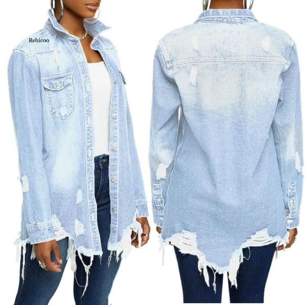 

women's jackets women denim jacket standing collar coat autumn winter causal plus size vintage bomber, Black;brown