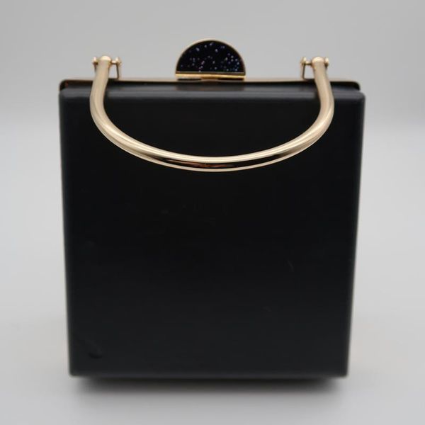 Parti della borsa Accessori Hardware della borsa Forma trapezoidale Oro chiaro L6,2 X H6,8 pollici Scatola per borsa e struttura in metallo per donna