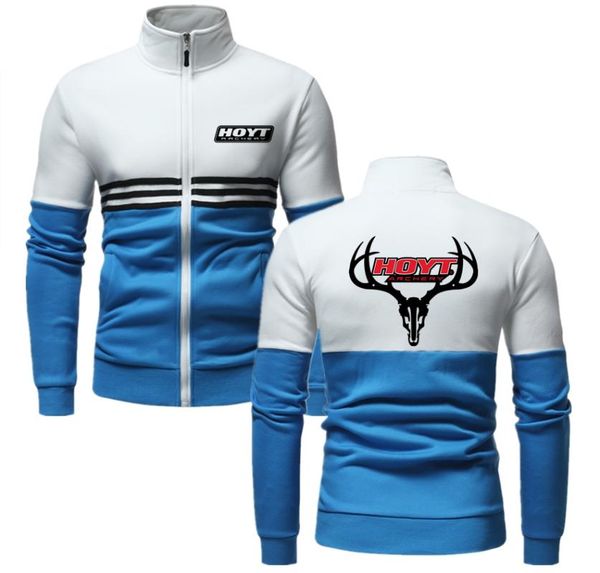 

men's jackets 2021 spring autumn brand mantwo-color patchwork jacket cardigan hoyt logo print custom men zipper male outerwear slim, Black;brown