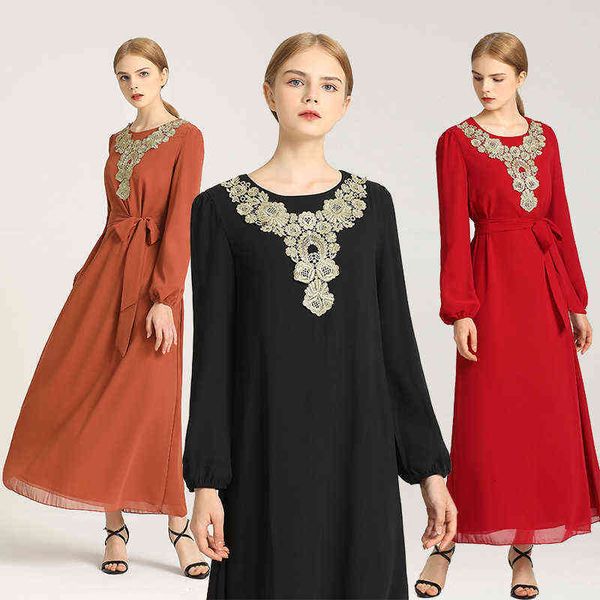 

casual dresses zhiyiduoduo ethnic style lengthened long sleeve large size slim belt bow skirt 2071, Black;gray