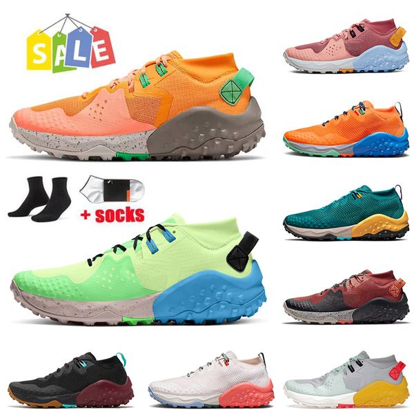 

2022 with socks zoom wildhorse 6.0 7.0 men women running shoes spruce aura ghost limelight barely volt canyon pink total orange trainers spo