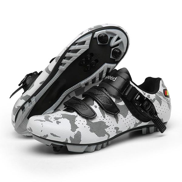 

cycling footwear arrive professional luminous cycling-shoes sapatilha ciclismo mtb mountain-bike sneakers men self-locking size 36-47, Black