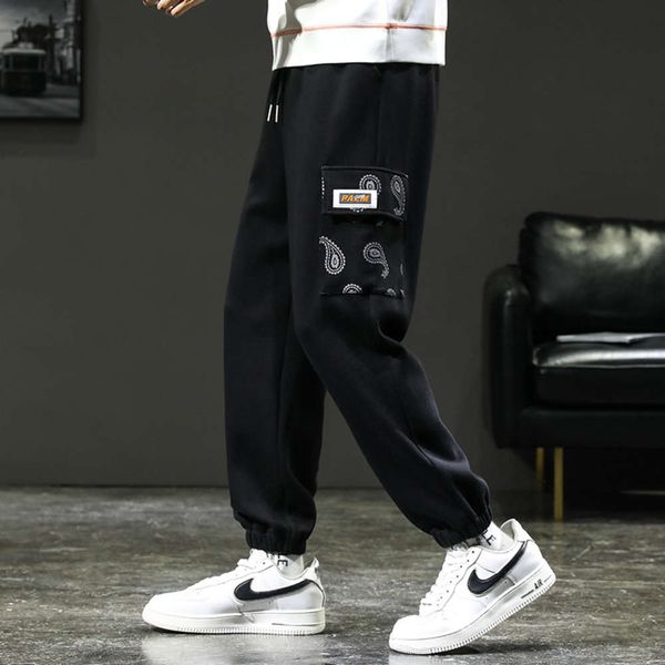 

overalls autumn leggings loose casual pants trend, Black