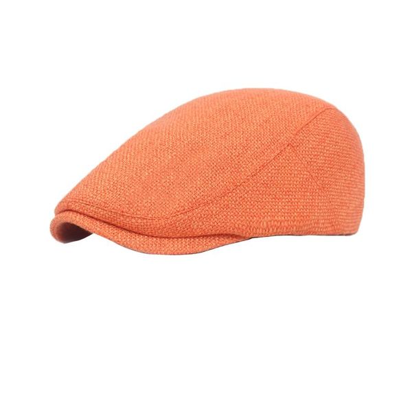 

berets man woman driving outdoor travel beret cap shopping dating birthday gift fashion daily golf linen flat adjustable sboy hat, Blue;gray